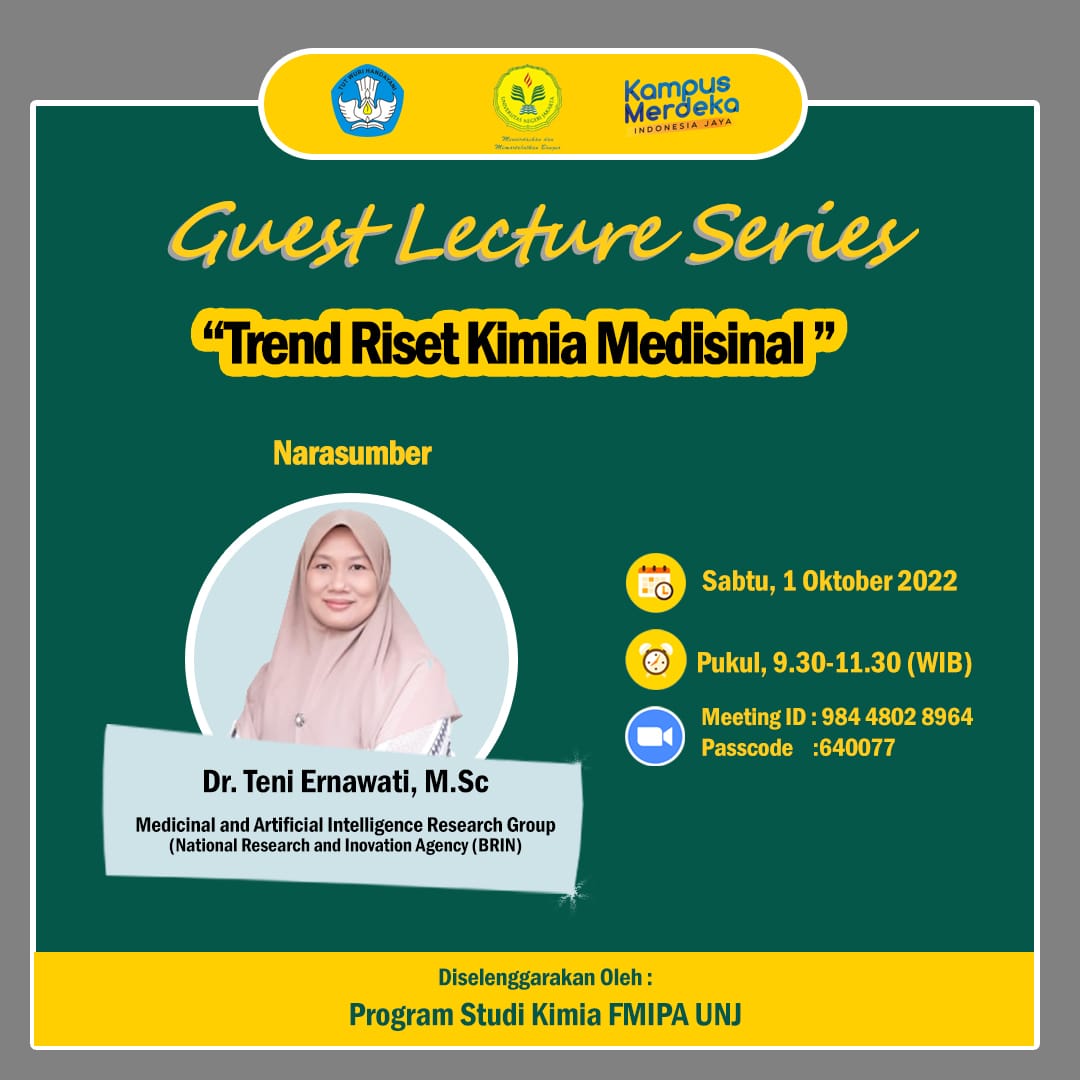 Read more about the article Guest Lecture Series: Trend Riset Kimia Medisinal