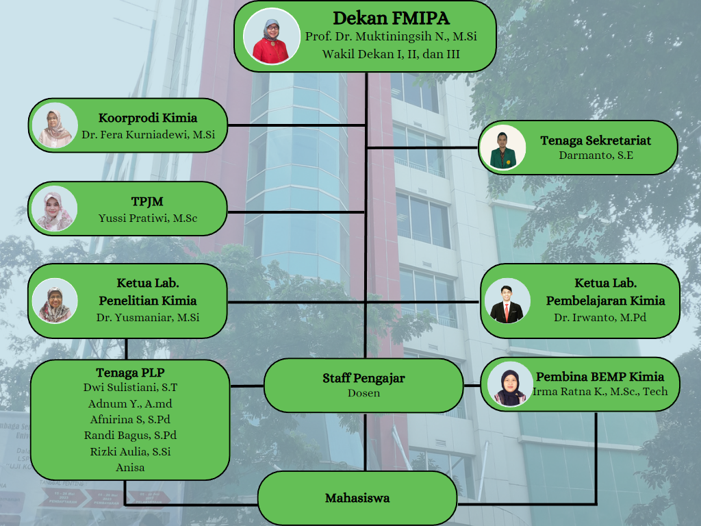 Struktur Organisasi Program Studi Kimia