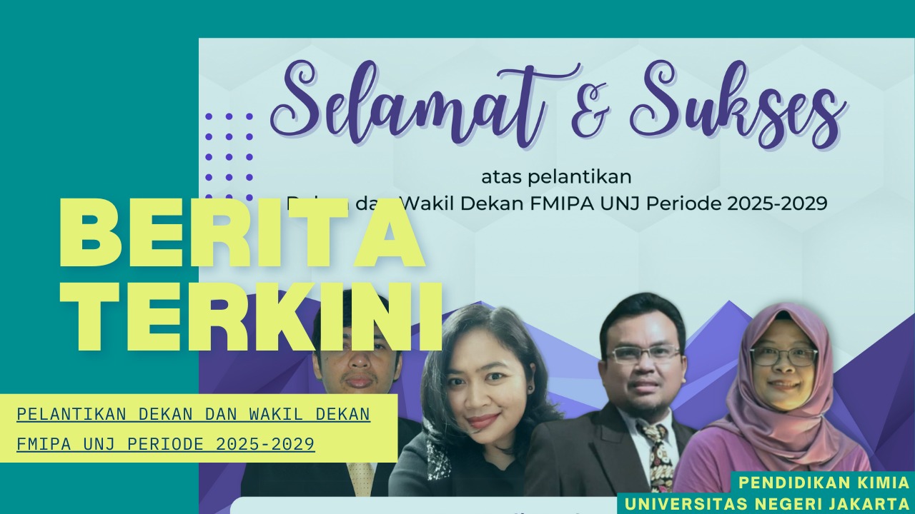 Pelantikan Dekan dan Wakil Dekan FMIPA UNJ Periode 2025-2029